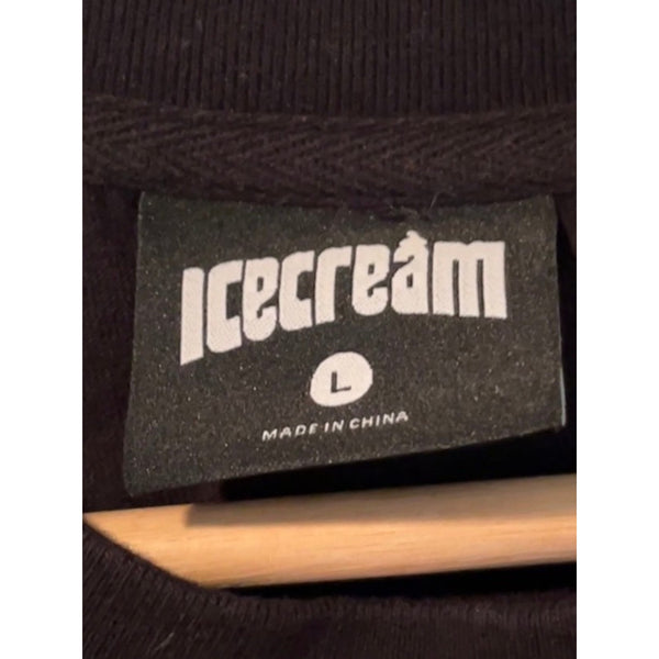 ICECREAM Billionaire Boys Club Popsicle Graphic T Shirt Mens L Black Streetwear