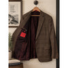 Isaia Napoli AquaCashmere Sport Coat 50 Windowpane Cashmere Silk Blazer Italy