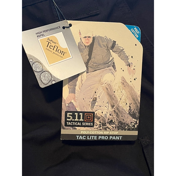 5.11 Taclite Pro Ripstop Cargo Pants Mens 36x32 Black Style 74289 Tactical