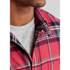 Polo Ralph Lauren Performance Plaid Flannel Shirt 4XLT Big & Tall Suede Elbow