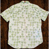 Robert Graham Bees Print Shirt 3XL White Blue Yellow Tailored Fit Short Sleeve