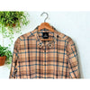 prAna Men’s Tan Plaid Button Down Shirt Long Sleeve Collared Casual Sz XL