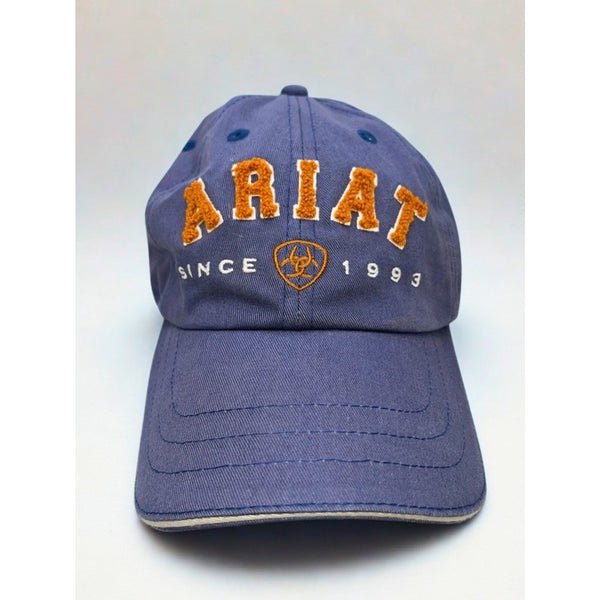 Ariat Since 1993 Hat Blue Adjustable Strapback Dad Cap Western EUC