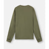 Stone Island Compass Logo Patch Olive Green Long Sleeve T-Shirt Mens L Authentic