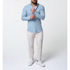 State & Liberty The Bellamy Blue Athletic Fit Dress Shirt Sz. Large NWOT Stretch