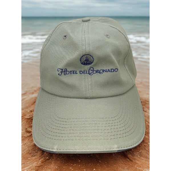 Hotel Del Coronado San Diego Dad Hat Sage Green Sope Creek Strapback EUC
