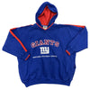 New York Giants Lee Sport Hoodie Sweatshirt Blue Stitched Logo Mens Medium M