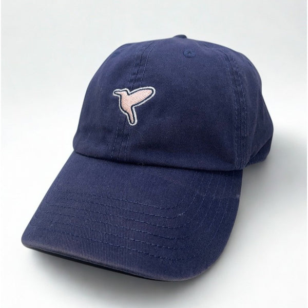 Birddogs Hat Blue Free The Bird Strapback Adjustable Dad Cap Pink Logo