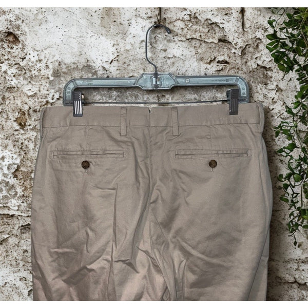 Faherty Reserve Movement Pants Mens 32x30 Khaki Stretch Chino Casual Portugal