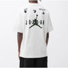 OFF-WHITE x Jordan Logo Embroidered T-Shirt Sail DM0062-054 Mens XS NWT