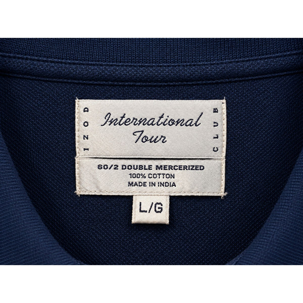 Sleepy Hollow Country Club Golf Polo Shirt Izod Club International Tour Sz L VTG