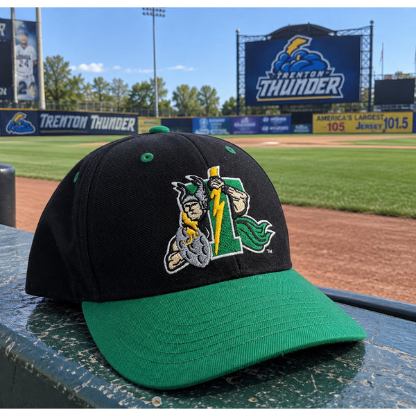 Trenton Thunder Thor Logo MiLB AA New York Yankees Snapback Wool Hat Twins Rare