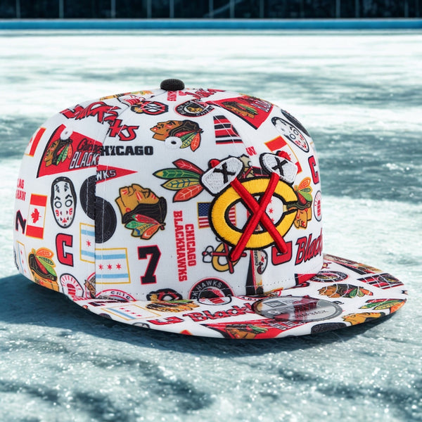 Chicago Blackhawks Brent Seabrook New Era 9FIFTY Snapback Hat 2020 Rare NEW