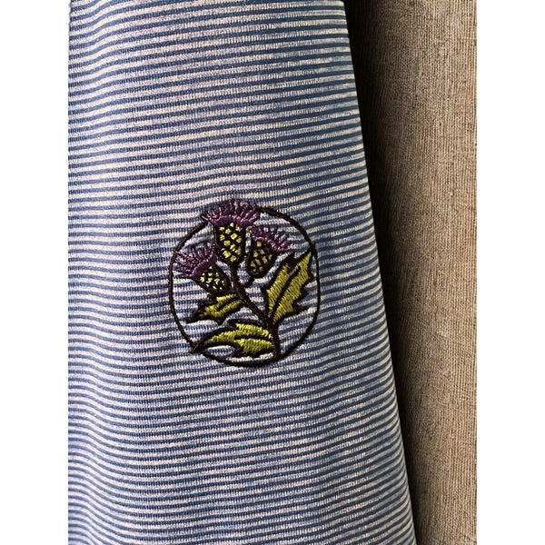 Johnnie-O Vaughn Prep-formance Striped Quarter Zip Pullover Mens XL Madison GC
