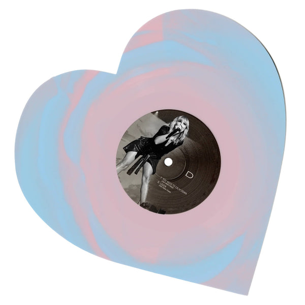 Taylor Swift - LOVER (Live From Paris) HEART SHAPED Vinyl 2xLP Record RARE!