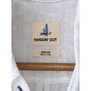 Johnnie-O Mackle Hangin' Out White 100% Linen Button Down Shirt Men's Medium