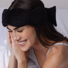Nodpod Weighted Sleep Mask Black Eye Blanket Cooling Microfleece NEW