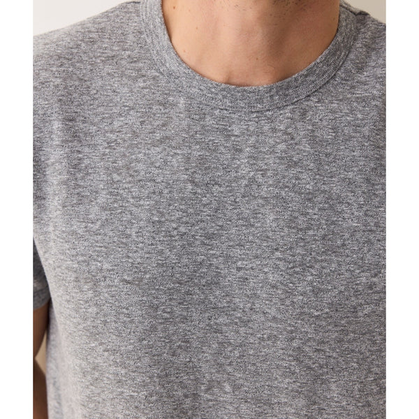 Marine Layer Signature Crew T-Shirt Mens Large Heather Gray Supima Cotton