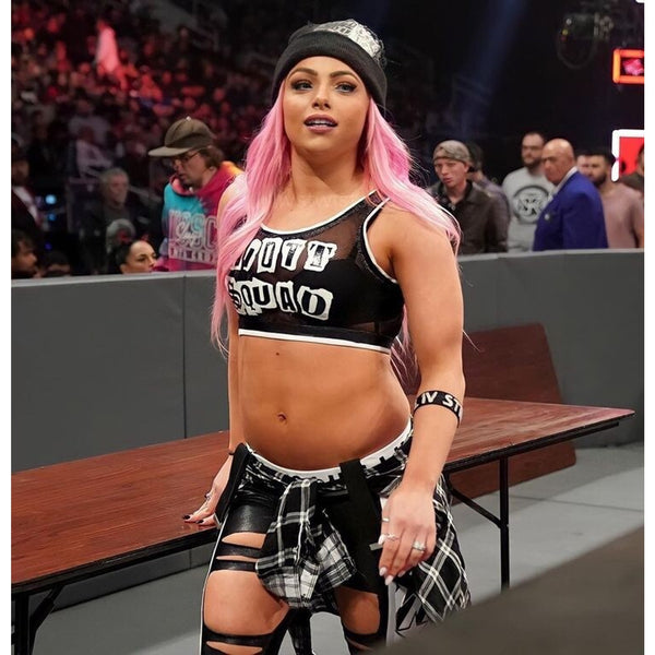 Liv Morgan 2019 Topps WWE Women's Division Mat Relics Orange #d 39/50 #MR-LI