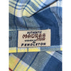 Pendleton Oceanside Shirt Mens Large Authentic Indian Madras Plaid Button Up L/S