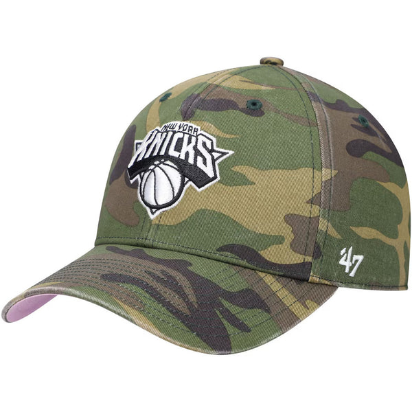 New York Knicks '47 MVP Camo Adjustable Hat Pink Undervisor NWT NBA Cap