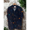 Portuguese Flannel Doodle 2 Vacation Shirt 2XL Navy Art Print Camp Collar