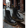 Dr. Martens 1460W Womens 7 Black Smooth Leather 8 Eye Boots Grunge Y2K NWOB