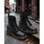 Dr. Martens 1460W Womens 7 Black Smooth Leather 8 Eye Boots Grunge Y2K NWOB