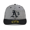 Oakland Athletics Patch Plaid On-Field Low Profile Fitted Hat Sz. 7 3/8 RARE