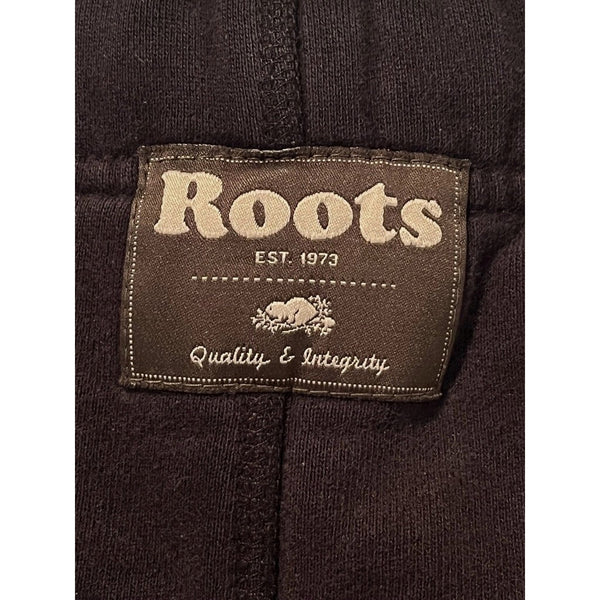 Roots Canada Sweatpants Men’s Large Navy Blue Open Leg Fleece Pants L/G