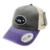 TCU Texas Christian University Horned Frogs Black Clover Trucker Hat NWT