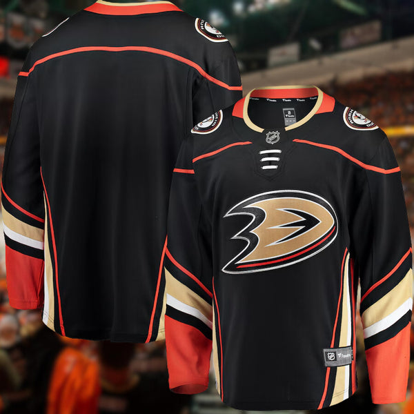 Anaheim Ducks NHL Hockey Fanatics Breakaway Home Jersey Black XL NWT $135