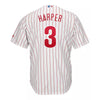 Philadelphia Phillies Bryce Harper #3 Majestic Cool Base Home Jersey Sz 2XL NWOT
