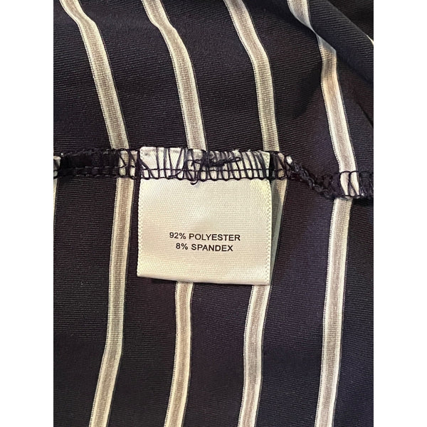 Peter Millar Summer Comfort Montclair Country Club Polo Men's M Navy Stripe NWOT