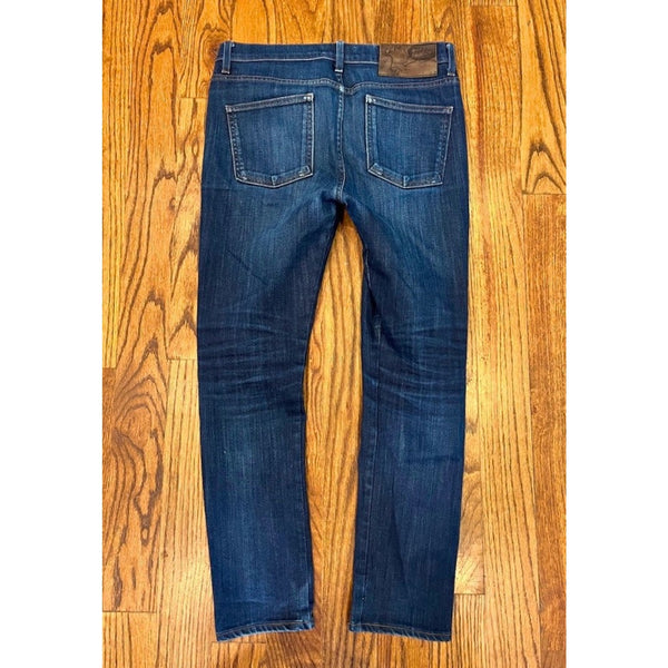 Naked & Famous Stacked Guy Jeans Mens 32x28 Stretch Slim Fit Japanese Denim