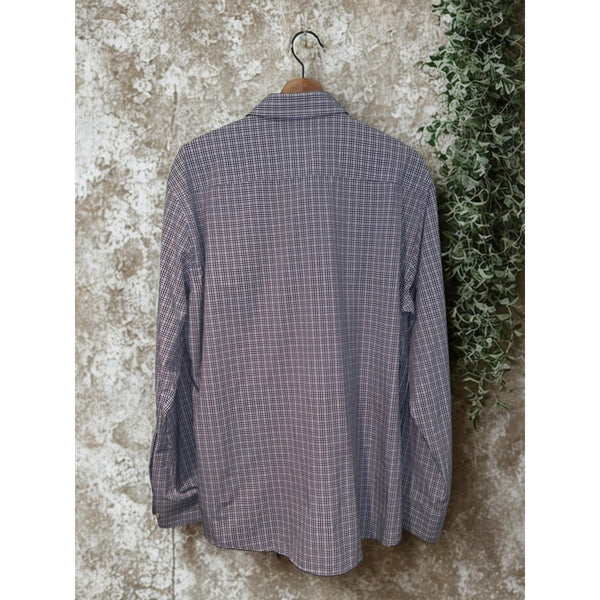 Peter Millar Crown Crafted Fitch Poplin Shirt L Performance Plaid NWOT $200