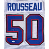 Gregory Rousseau Signed Buffalo Bills White Jersey Auto JSA COA XL Custom
