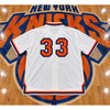 New York Knicks Patrick Ewing Adidas Vintage Warm Up Jersey Shirt 3XL #33