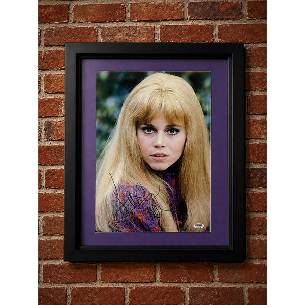 Jane Fonda Signed Autographed Framed 16x20 Photo PSA/DNA Hollywood Legend