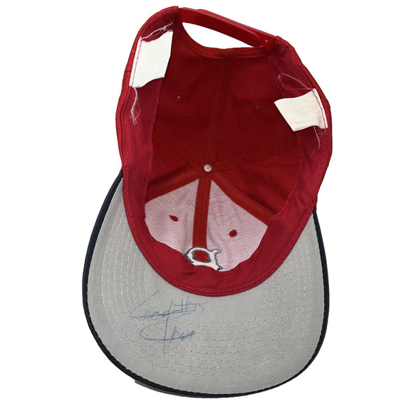 Boston Red Sox Snapback Hat Logo 7 MLB Cap Signed Inside Brim OSFA Vintage