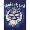 Motorhead Overkill Band T Shirt Mens L Blue Sun Faded Rock Metal Rare Vintage