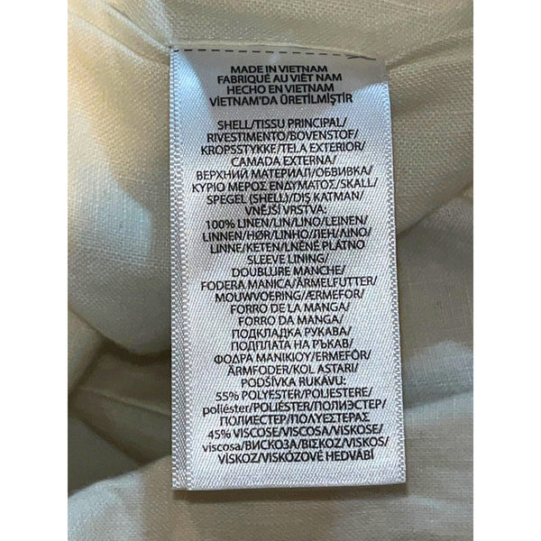 Polo Ralph Lauren Soft Modern Linen Suit Jacket Cream 44R Sport Coat NWT $398