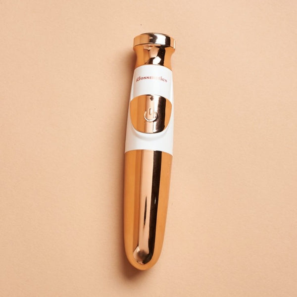 Glossmetics Wireless Facial Hair Remover Painless Electric Shaver Rose Gold