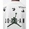 OFF-WHITE x Jordan Logo Embroidered T-Shirt Sail DM0062-054 Mens XS NWT