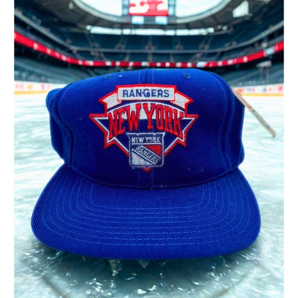New York Rangers Vintage CCM Snapback Hat 100% Wool NHL Licensed