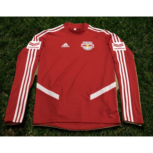Adidas New York Red Bulls MLS Training Top Jersey Red L/S Climacool DP4994 M