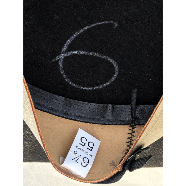 Milano Tuff Hedeman Roughstock 39 Cowboy Hat Black 6 7/8 XX Merino Wool USA