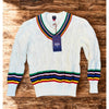 Rowing Blazers x Target Croquet Stripe Cable Knit Sweater Unisex XS NWT Sold Out