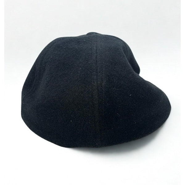 Schuman Sullivan Cashmere Hat Black XL USA Made Baseball Cap Rare Vintage
