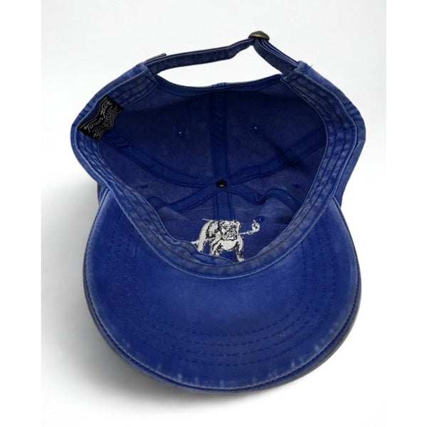 Yale Bulldogs Golf Hat Cap Blue Strapback Sun Faded Town Talk Dad Hat One Size